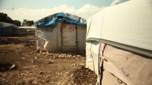 tent city in Haiti 
