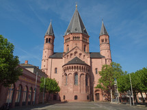 Mainzer Dom cathedral in Mainz in Germany