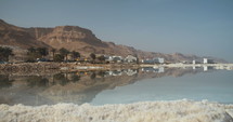 Hotels and resorts at the Dead Sea in Israel.