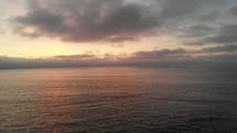 ocean in La Jolla at sunset 