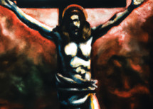 Jesus on the cross at Calvary