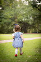 toddler girl in a dress 