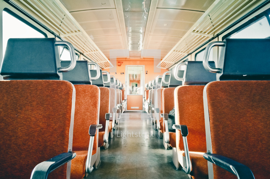 empty train car