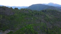 Hiking in the Verdant Mountains of Liguria - A Spectacular Drone's View
