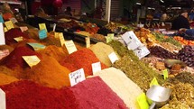 Spices in market