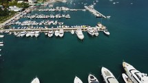 Aerial View of the Yachts	
