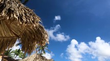 Tiki huts in Aruba 