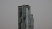 Middle eastern building, skyscraper in Dubai.