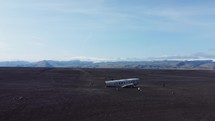 Plane wreck in the Iceland