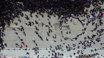 Protest Aerial View	
