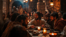 Jesus presenting the Lords Supper 