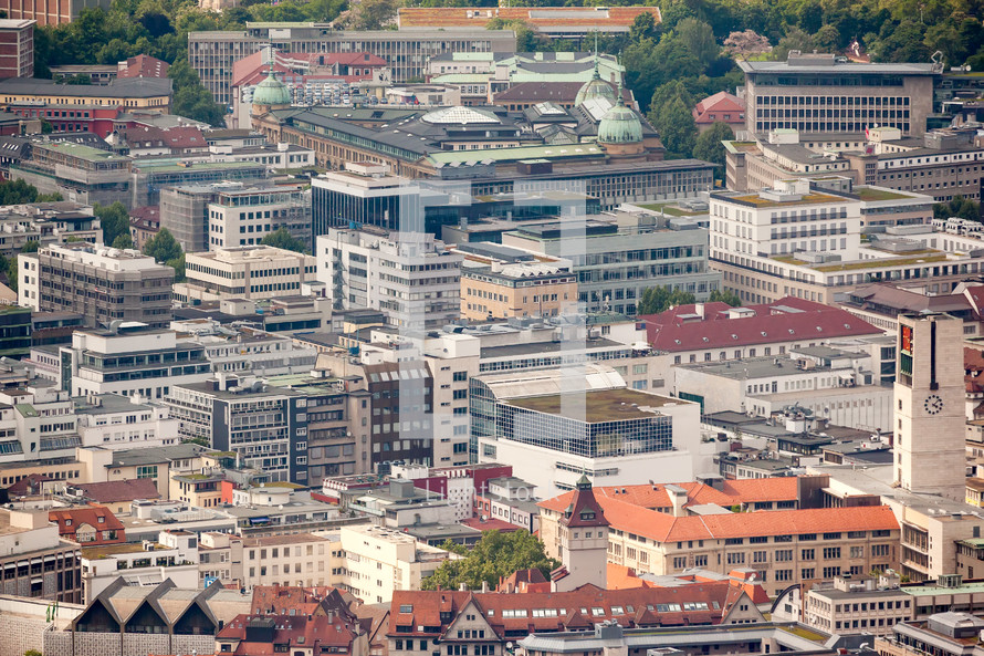 rooftops in Stuttgart