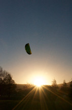 kite and sunburst 