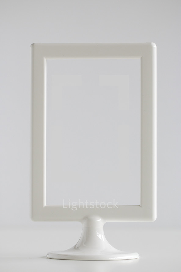 white frame 