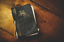 an old worn Bible 