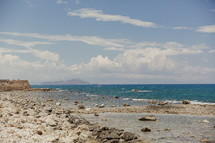 rocky coastline in Greece 