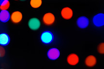 colorful bokeh lights 