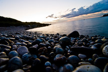 rocks on a shore