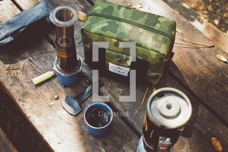 coffee and camping 