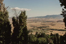 view of Italian farmland 