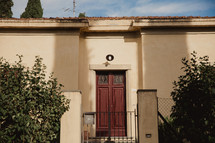 door to a house in Italy