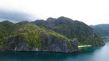 Aerial View of Island in the Philippines 