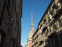 The Mole Antonelliana building in Turin, Italy