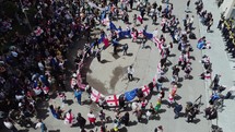 Protest Aerial View	
