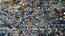 Protest Aerial View	