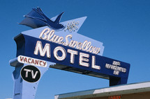 small town motel sign 