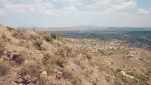 desert landscape and community in Mexico