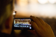 recording an orchestra perfomance on a cellphone 