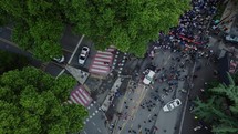 Protest Aerial View	
