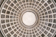 ceiling in the Pantheon in Paris 