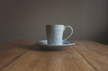 mug on a table 
