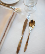 formal silverware and place settings 