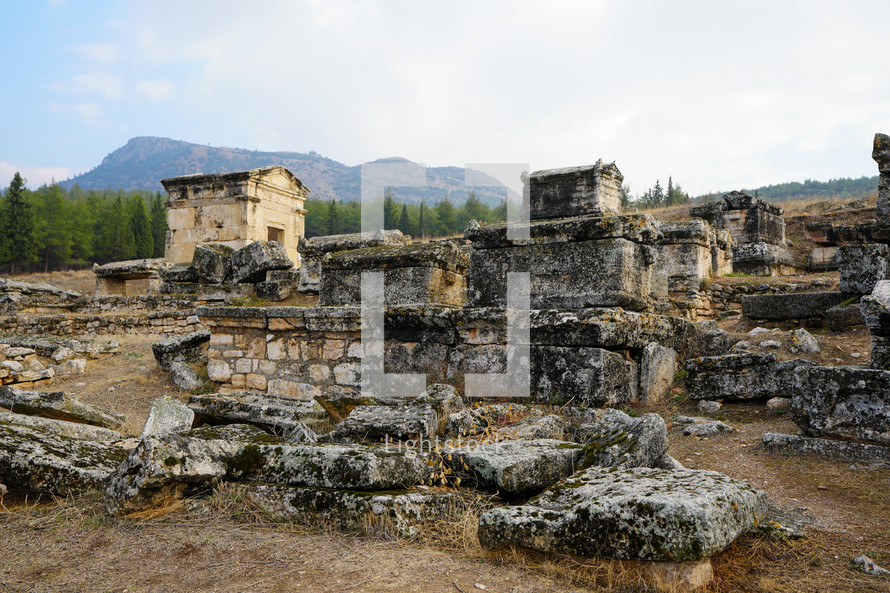 Tomb at Ancient Hierapolis in Turkey
