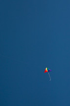 Colorful kite in the sky.