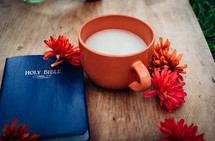 mums, tea, and Bible 