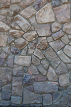 Close up of stone wall.