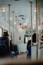 passengers on a subway 