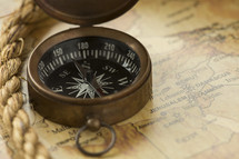 compass and map 