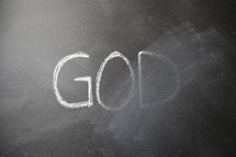 erasing the word God