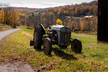 tractor on a farm 
