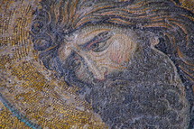  Deësis Mosaic - The most famous of Hagia Sophia's Byzantine mosaics - John the Baptist is portrayed 