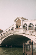 bridge over a canal in Venice 