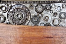 gears and wood 