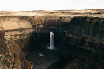 waterfall in a canyon