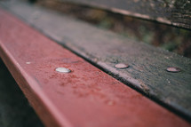 a wet bench closeup 