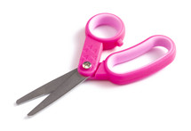 scissors on a white background 